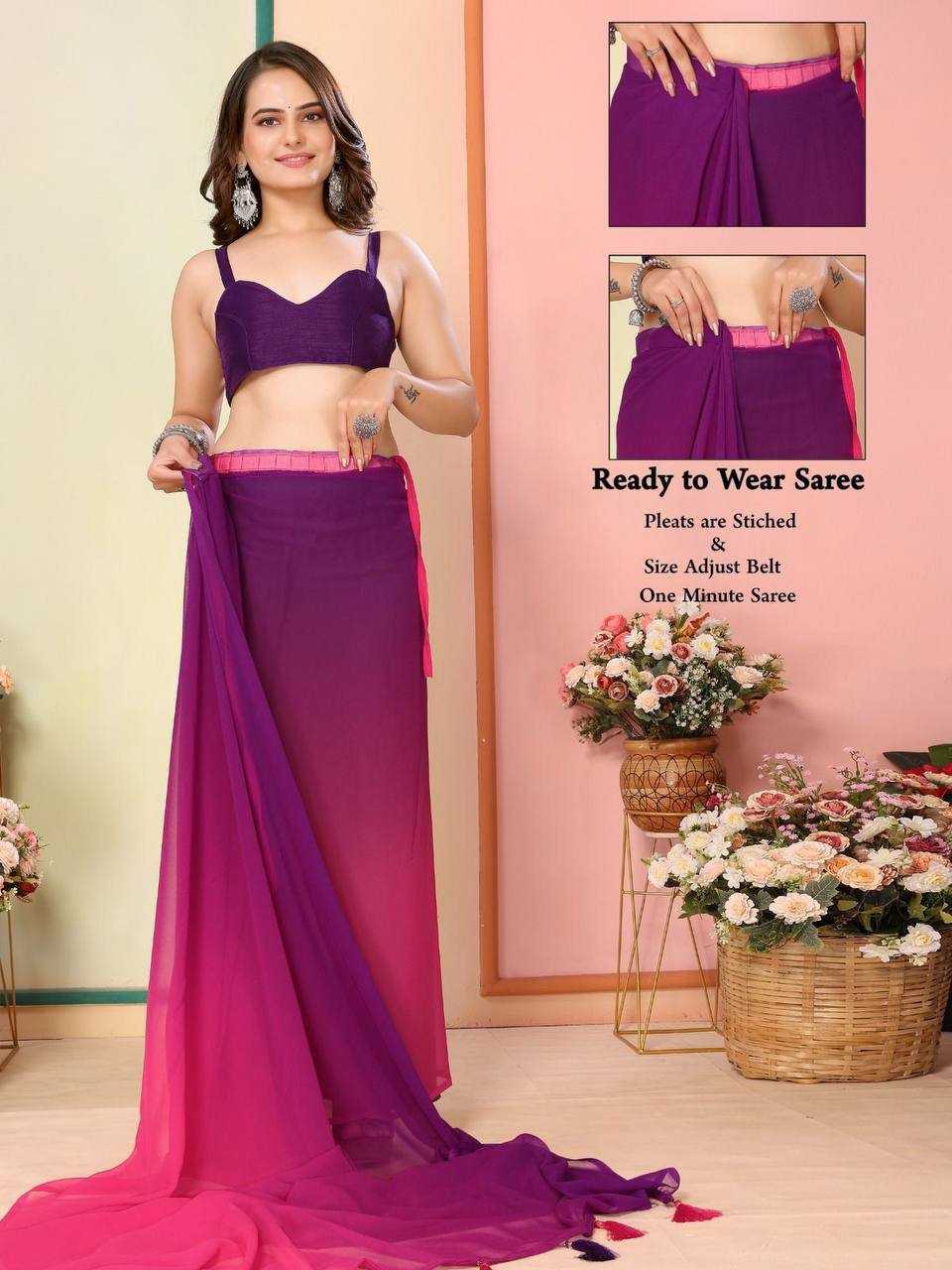 YNF FAUX GEORGETTE RSF 726 WHOLESALE SAREES MANUFACTURER     